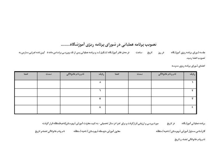 برنامه سالانه مدیر ابتدایی - سال تحصیلی 1404 - 1403 - تصویر 3