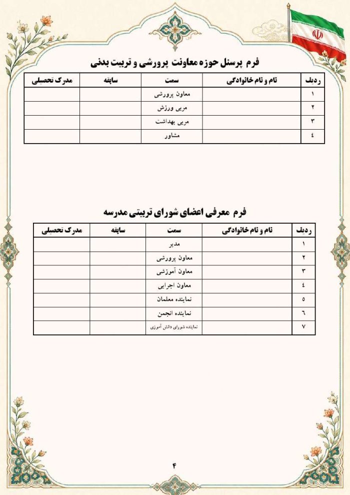 برنامه سالانه پرورشي 1406- 1405+ تقويم اجرايي پرورشی - Image 6
