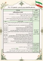 برنامه سالانه پرورشي 1406- 1405+ تقويم اجرايي پرورشی - Image 8