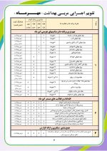 برنامه سالانه مربی بهداشت ابتدایی 1406- 1405+ تقويم اجرايي بهداشتی مدرسه - Image 8