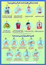 بنر لایه باز آموزش نحوه شستشوی دست ها - تصویر 2