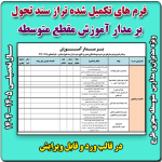 برنامه راهبردی دبیرستانهای دوره دوم متوسطه نظری مبتنی بر الگوی مدرسه تراز سند تحول بنیادین