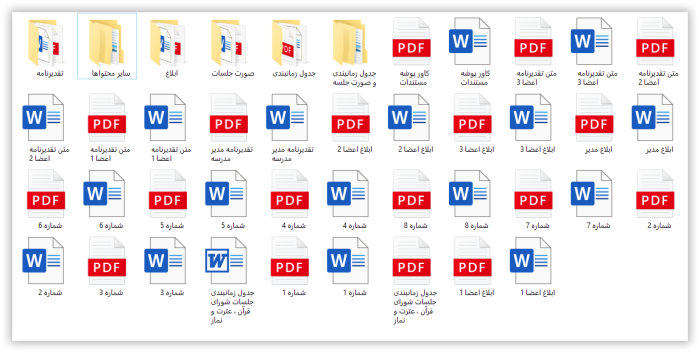بسته صورت جلسات شورای قرآن ، عترت و نماز 1406- 1405 - Image 2